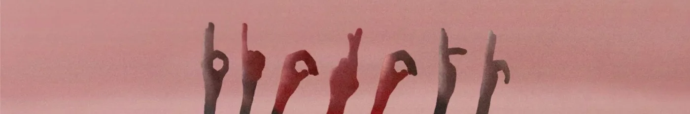Hands spelling bharath in sign language